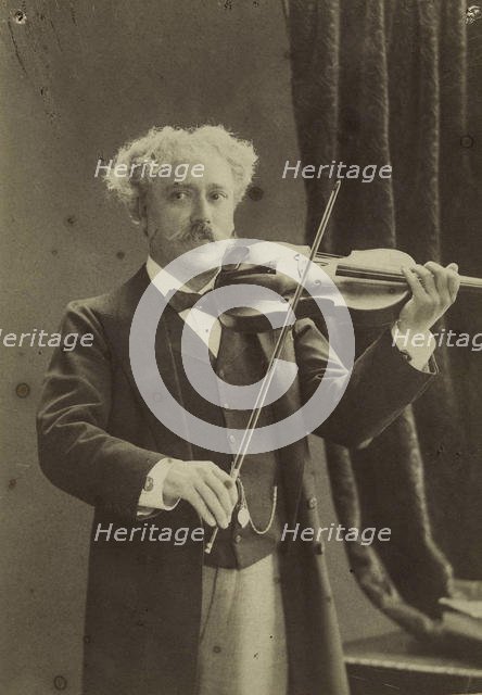Portrait of the violinist and composer Pablo de Sarasate (1844-1908), c. 1890. Creator: Gerschel, Charles (1871-1948).