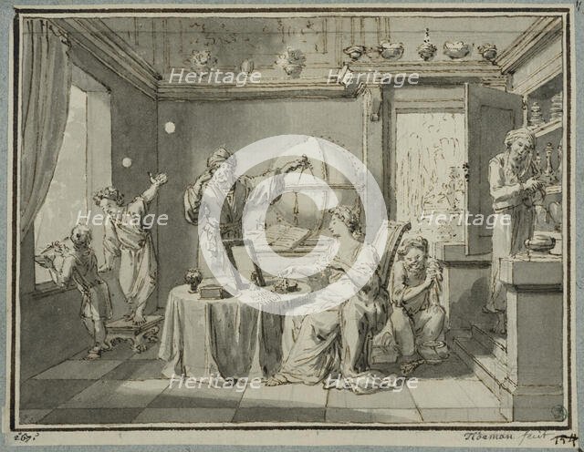 Allegory of vanity. Creator: Philip Tideman.