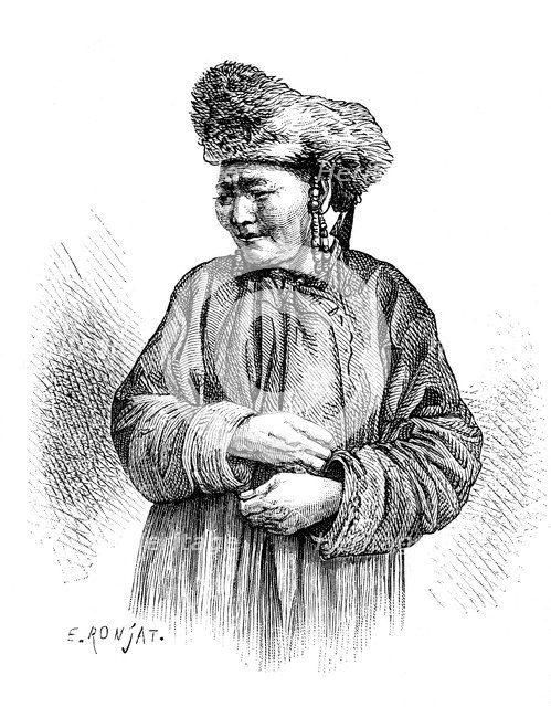 Manchu woman, c1890. Artist: Unknown