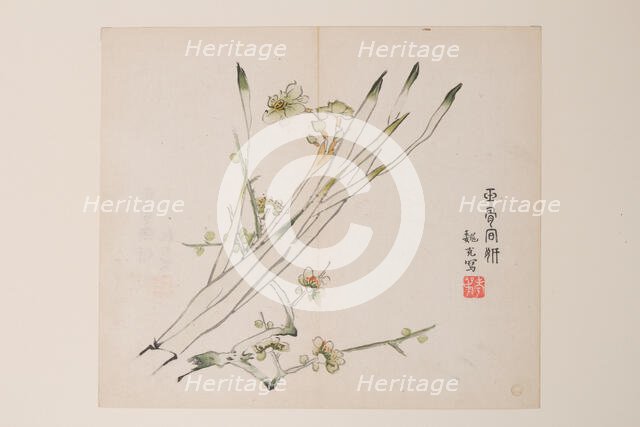 Page from Shi Zhu Zhai. Creator: Unknown.