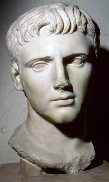 Bust of Octavian/Augustus. Artist: Unknown