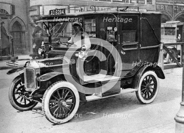A London taxi, 1926-1927. Artist: Unknown