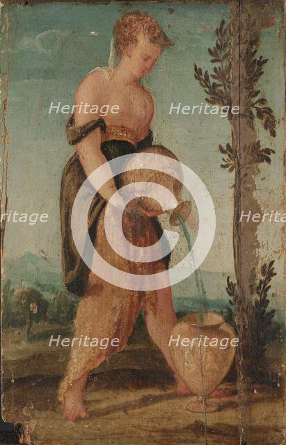 Woman with Water Jug, 1540-1570. Creator: Circle of Lambert Sustris.