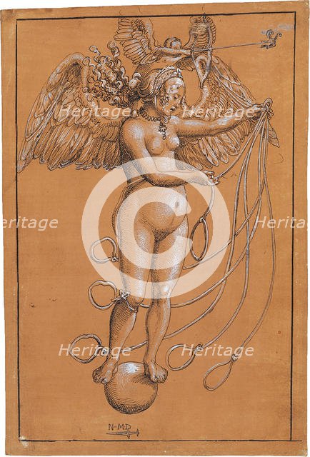 Frau Venus, c. 1512. Creator: Manuel, Niklaus (ca. 1484-1530).