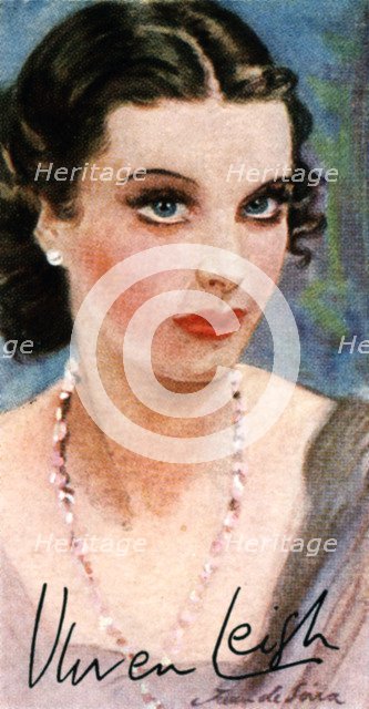 Vivien Leigh, (1913-1967), English actress of the theatre and cinema, 20th century. Artist: Unknown