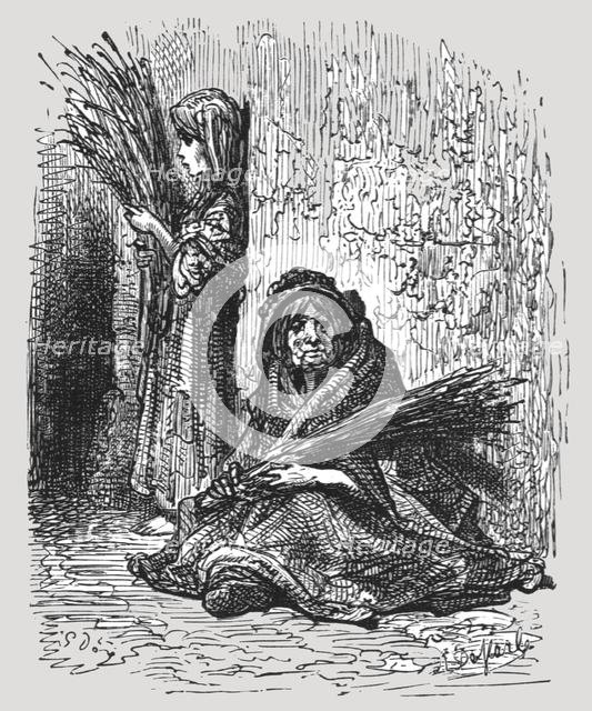 'Lavender Girl', 1872.  Creator: Gustave Doré.