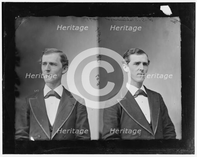 W.S. Shallenberger of Mississippi, 1865-1880.  Creator: Unknown.