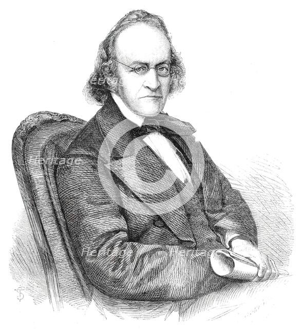 Sir John Bowring, Governor of Hong-Kong - from a photograph by Maull and Polyblank, 1860. Creator: Unknown.