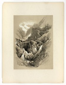 Saint Gothard, W. Wasen, from Picturesque Selections, 1860. Creator: James Duffield Harding.