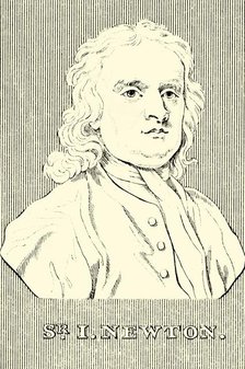 'I. Newton', (1642-1727), 1830. Creator: Unknown.