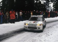 Peugeot 205 T16, Ari Vatanen, 1987 Monte Carlo Rally. Creator: Unknown.