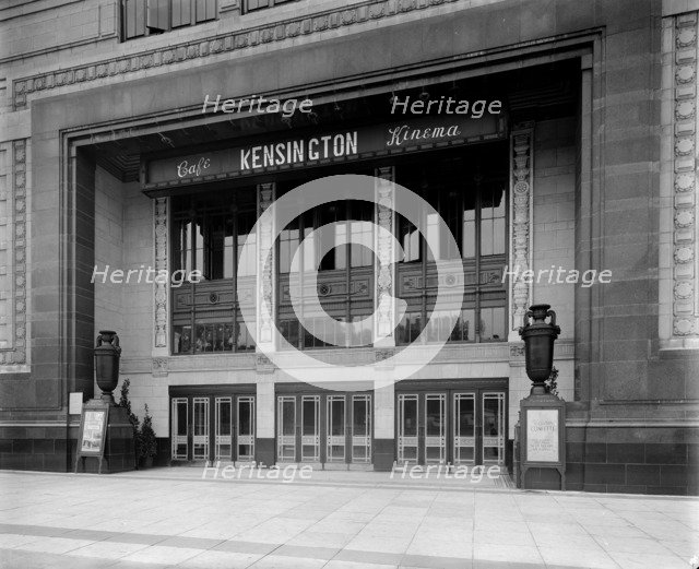 Kensington Kinema, Leonard Place, Kensington, London, 1928. Artist: Bedford Lemere and Company