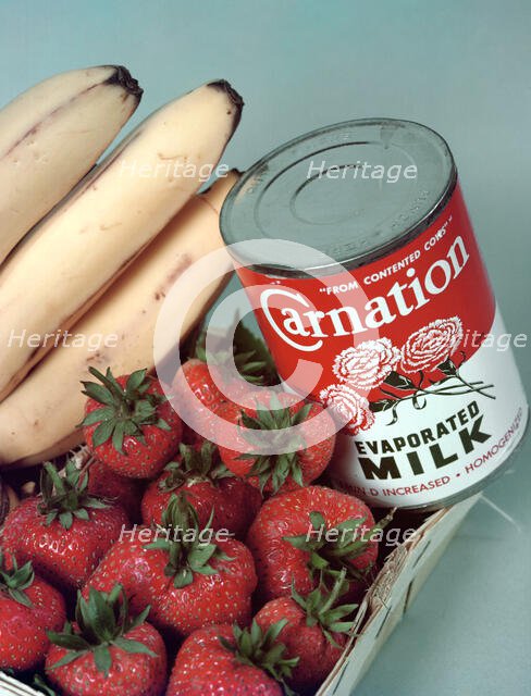 Carnation Evaporated Milk, c1955.  Creator: Arthur Charles Kirby Ware.