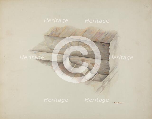 Corbel, 1939. Creator: Edith Towner.