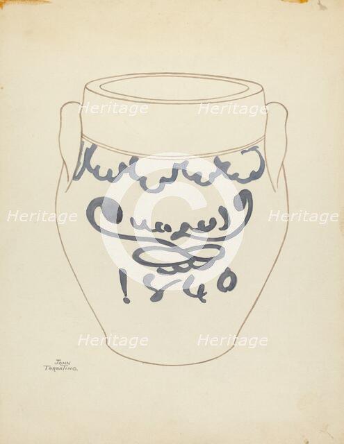 Crock, c. 1953. Creator: John Tarantino.