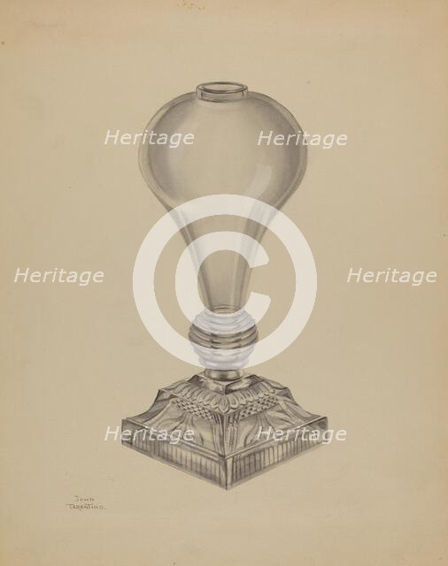 Lamp, c. 1937. Creator: John Tarantino.