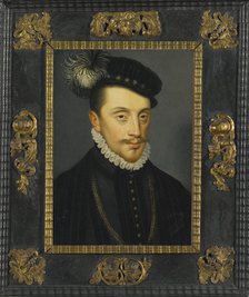 Portrait of Charles III (1543-1608), Duke of Lorraine. Artist: Clouet, François, (School)  