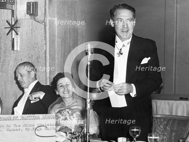 Hugh Gaitskell (1906-1963), Labour Party leader from 1955-63. Artist: Unknown