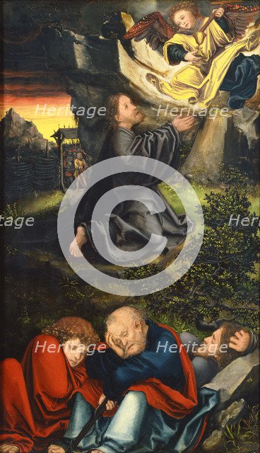The Agony in the Garden, ca 1518. Artist: Cranach, Lucas, the Elder (1472-1553)