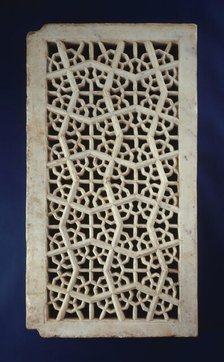 Pierced Window Screen (Jali), India, early 17th century. Creator: Unknown.