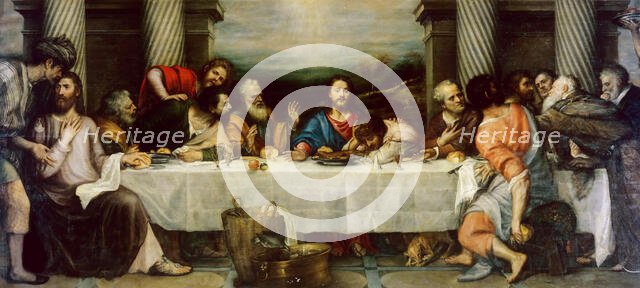 The Last Supper, 1557-1564. Creator: Titian (1488-1576).