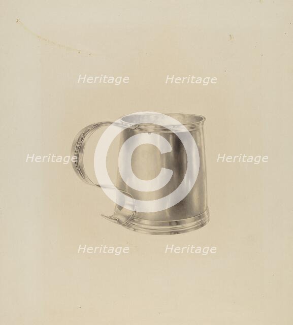 Silver Mug, c. 1938. Creator: Hester Duany.