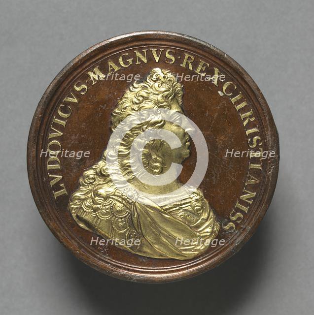 Medal Commemorating the Founding of Saarlouis, 1688. Creator: Joseph Roettiers (Flemish, 1635-1703).
