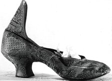 Shoe (Single), France, 1880s. Creator: Unknown.