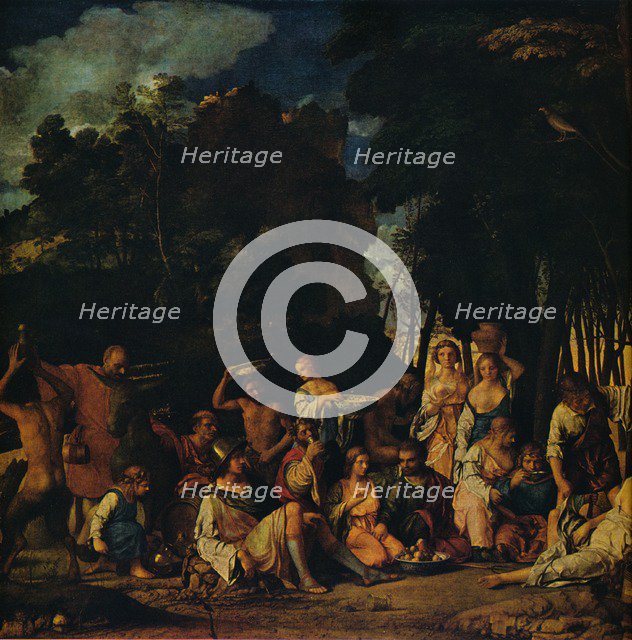 'The Feast of the Gods', 1514-1529. Artist: Giovanni Bellini.
