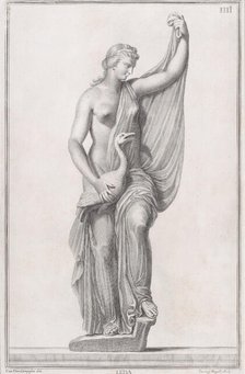 Statue of Leda and the Swan, 1734. Creators: Cosimo Mogalli, Giovanni Domenico Campiglia.