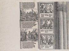 Maximilian as Commander-in-Chief; and Maximilian Conversing in Seven Languages; with Portr..., 1515. Creator: Albrecht Altdorfer.