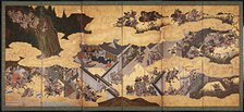 Battle scenes from the Tale of Heike (Heike Monogatari), First third of 17th cen.. Artist: Anonymous  