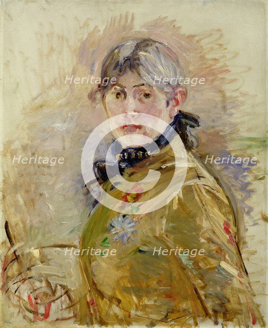 Self-Portrait. Artist: Morisot, Berthe (1841-1895)