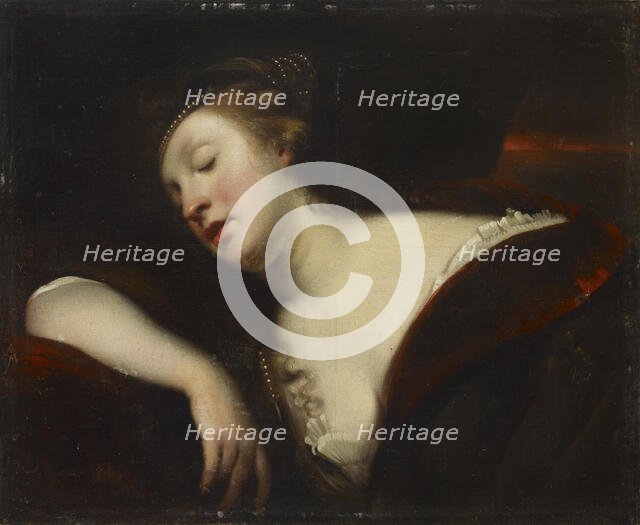 A sleeping woman, c1900. Creator: Unknown.