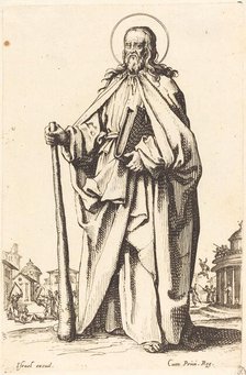 Saint James the Less, published 1631. Creator: Jacques Callot.