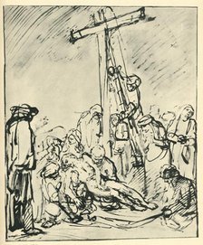 Deposition from the Cross, c1650?, (1943). Creator: Rembrandt Harmensz van Rijn.