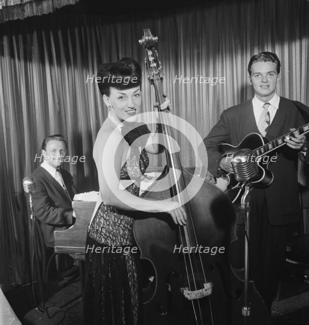 Portrait of Teddy Kaye, Vivien Garry, and Arv(in) Charles Garrison, New York, N.Y., 1946. Creator: William Paul Gottlieb.