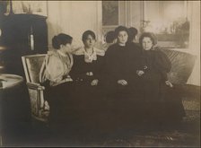 Paule Gobillard, Jeannie Gobillard, Julie Manet, and Geneviève Mallarmé, 1895. Creator: Edgar Degas.