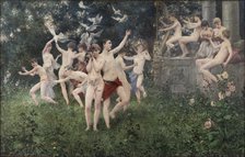 Festival of Spring (Allegoric Scene). Artist: Masek, Karel Vitezslav (1865-1927)