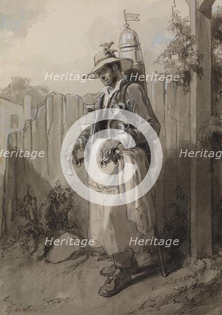 The Twelve Months: August, 1866. Creator: Paul Gavarni.