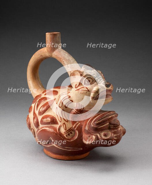 Vessel in Form of Two Pumas, 100 B.C./A.D. 500. Creator: Unknown.