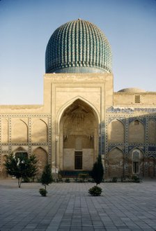 Timur's Tomb, (Tamberlaine), Gur-e-Amir Mausoleum, Samarkand, c20th century. Artists: CM Dixon, Unknown.