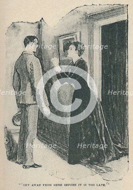 'Get Away From Here Before It Is Too Late', 1892. Artist: Sidney E Paget.