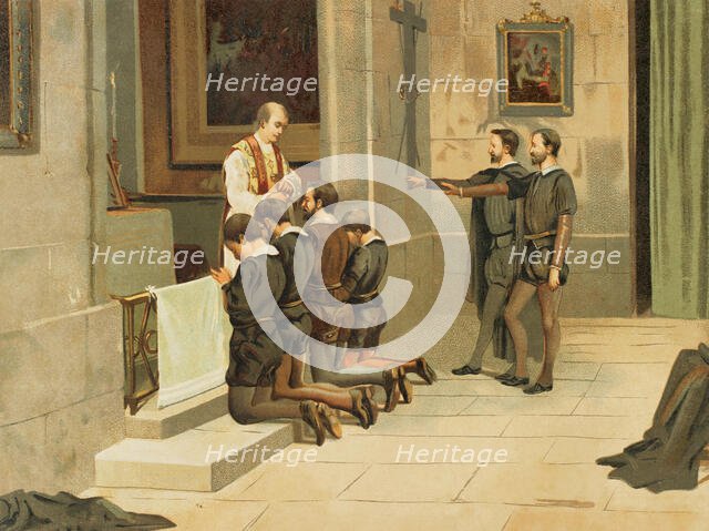 Ignatius of Loyola, (1491-1556), Spanish military, 1886.  Creator: Unknown.