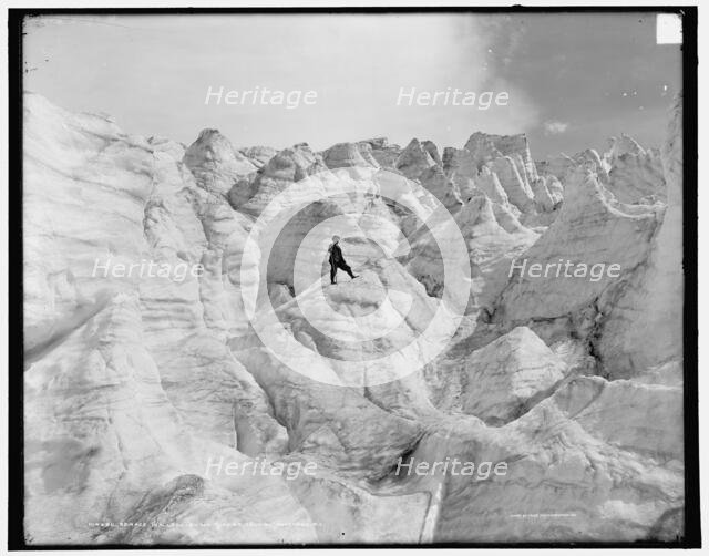 Seracs in Illecillewaet Glacier, Selkirk Mountains, B.C., c1902. Creator: Unknown.