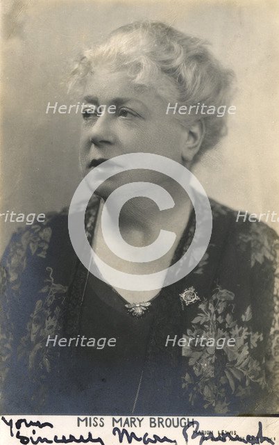 Mary Brough (1863-1834), English actress, 20th century. Artist: Unknown