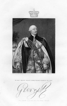 King George III of Great Britain, 19th century.Artist: W Holl