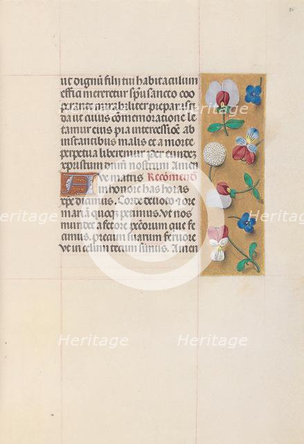 Hours of Queen Isabella the Catholic, Queen of Spain: Fol. 86r, c. 1500. Creator: Master of the First Prayerbook of Maximillian (Flemish, c. 1444-1519); Associates, and.