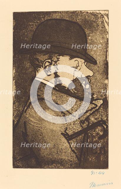 Henri de Toulouse-Lautrec, 1890. Creator: Charles Maurin.