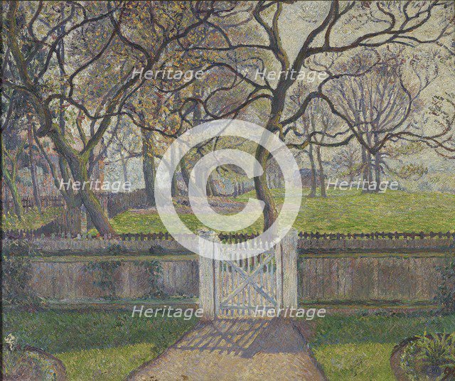 The Garden Gate, Epping, 1894. Artist: Lucien Pissarro.